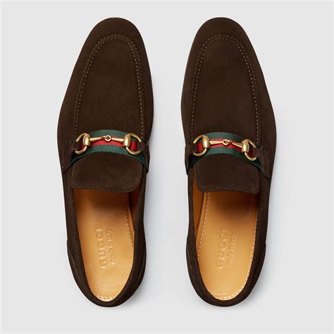 men's gucci suede loafers